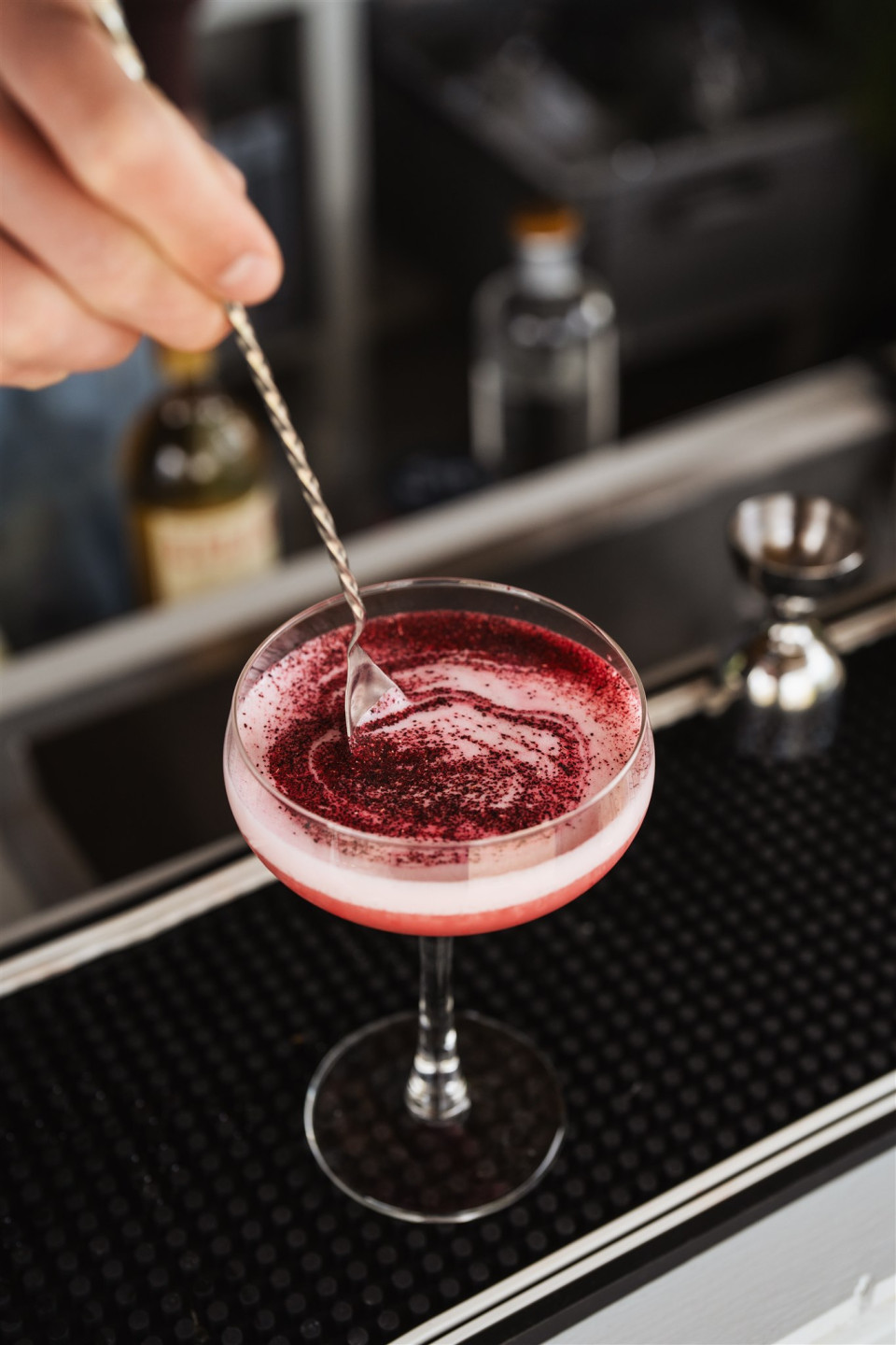 Hibiscus Clover Club, Cocktail op locatie, cocktail proeverij