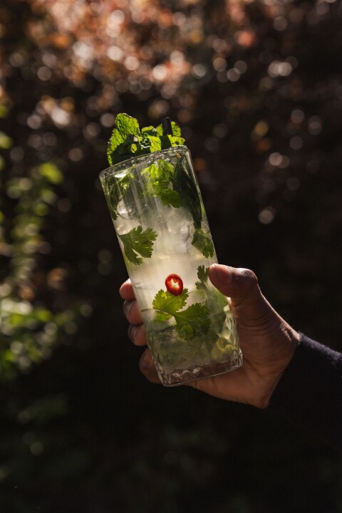 Thai Swizzle Cocktail op locatie